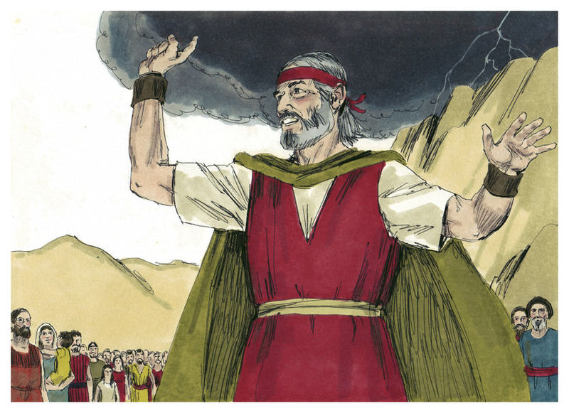 Moses speaks to the Children of Israel - Exodus Chapter 35