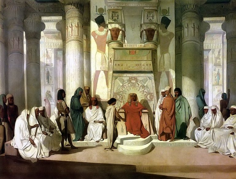 Joseph interprets Pharaoh's dream